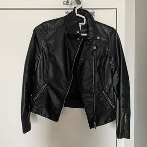 H&M faux leather jacket